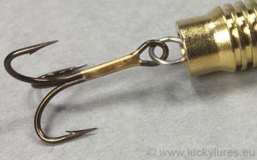 Nils Master BINGO Spinner 6 Gramm, Farbe: 07 Silber-Messing-Rot-Gepunktet-Schwarz-Gestreift